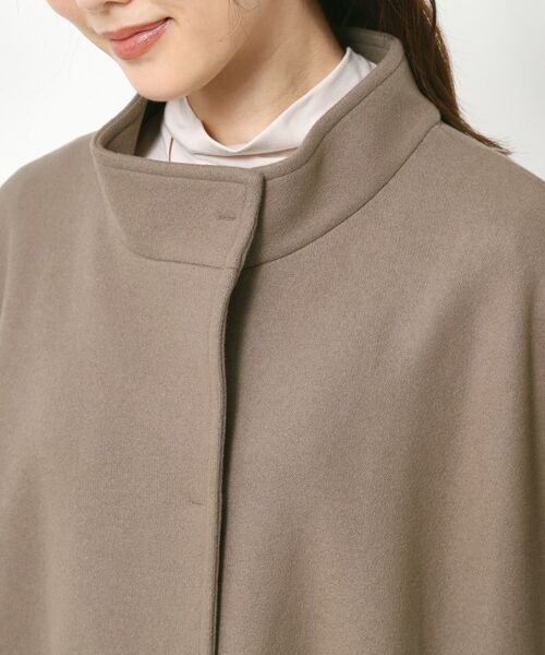 CORDIER / コルディア その他アウター | 【M～3Lサイズ】ソニアウールジャージポンチョ風ジャケット | 詳細4