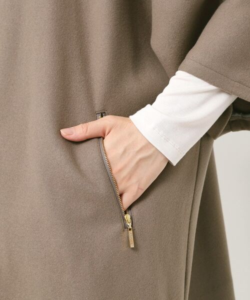 CORDIER / コルディア その他アウター | 【M～3Lサイズ】ソニアウールジャージポンチョ風ジャケット | 詳細6