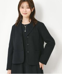 CORDIER / コルディア テーラードジャケット | 【セットアップ／ストレッチ】ツイード調テーラードジャケット