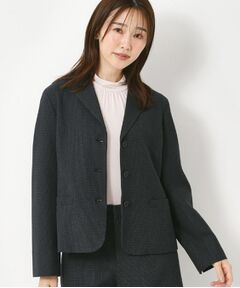 CORDIER / コルディア テーラードジャケット | 【セットアップ／ストレッチ】ツイード調テーラードジャケット