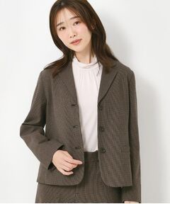 CORDIER / コルディア テーラードジャケット | 【セットアップ／ストレッチ】ツイード調テーラードジャケット