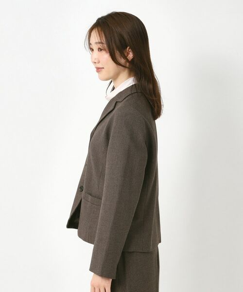 CORDIER / コルディア テーラードジャケット | 【セットアップ／ストレッチ】ツイード調テーラードジャケット | 詳細2