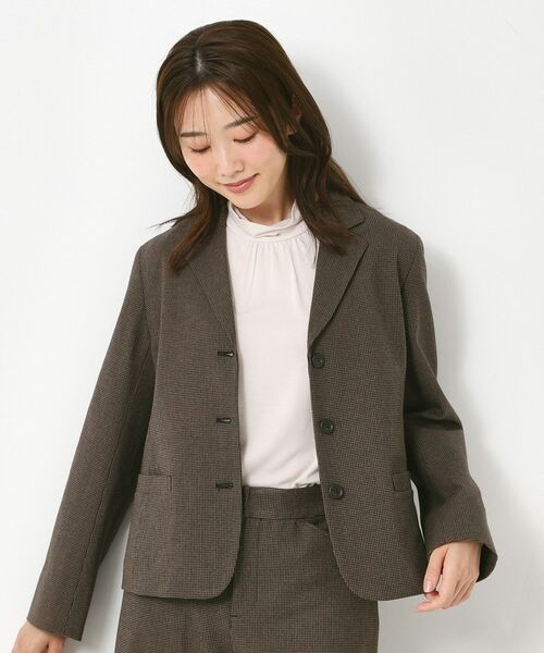 CORDIER / コルディア テーラードジャケット | 【セットアップ／ストレッチ】ツイード調テーラードジャケット | 詳細20