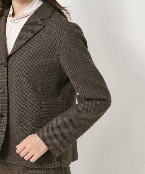 CORDIER / コルディア テーラードジャケット | 【セットアップ／ストレッチ】ツイード調テーラードジャケット | 詳細5