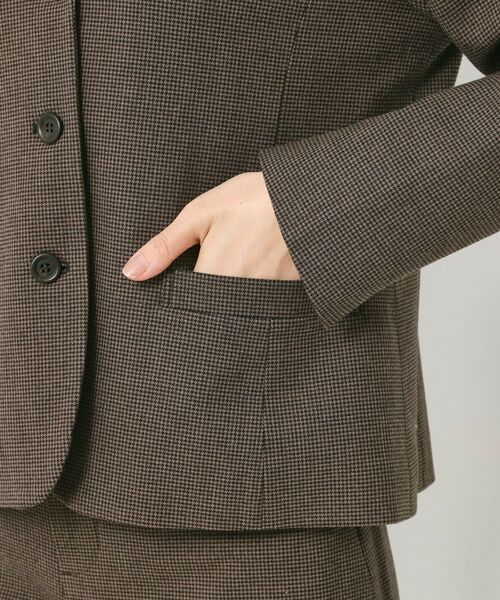 CORDIER / コルディア テーラードジャケット | 【セットアップ／ストレッチ】ツイード調テーラードジャケット | 詳細8