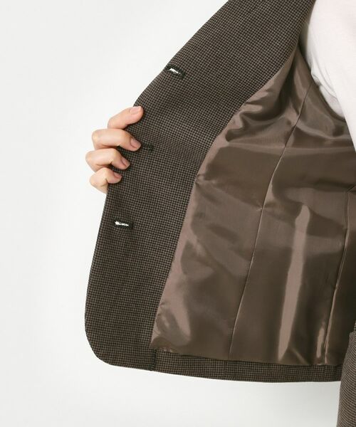CORDIER / コルディア テーラードジャケット | 【セットアップ／ストレッチ】ツイード調テーラードジャケット | 詳細9