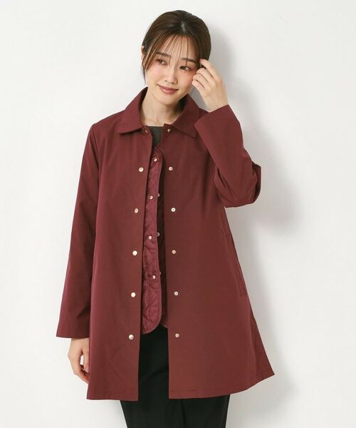 CORDIER / コルディア ステンカラーコート | 3シーズン着られるブライトアウター/取り外し可能ライナー付 | 詳細24