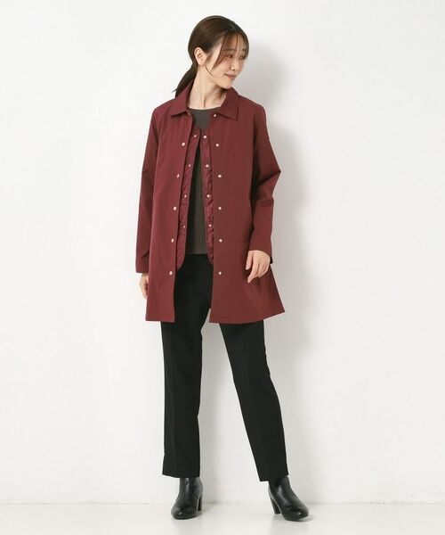 CORDIER / コルディア ステンカラーコート | 3シーズン着られるブライトアウター/取り外し可能ライナー付 | 詳細27