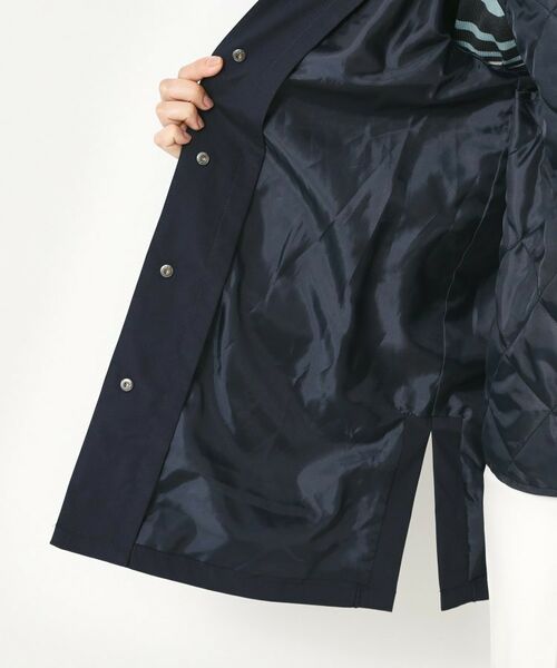 CORDIER / コルディア ステンカラーコート | 3シーズン着られるブライトアウター/取り外し可能ライナー付 | 詳細9
