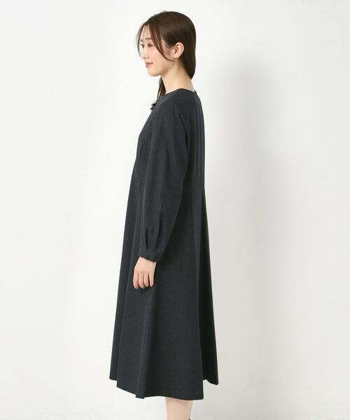 CORDIER / コルディア ミニ丈・ひざ丈ワンピース | 【M～3Lサイズ／セットアップ可／ストレッチ】ツイード調ワンピース | 詳細2