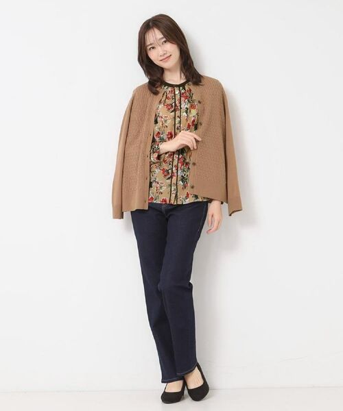 CORDIER / コルディア デニムパンツ | 【S～2Lサイズ】ハイパワーストレッチ ストレートデニム | 詳細20