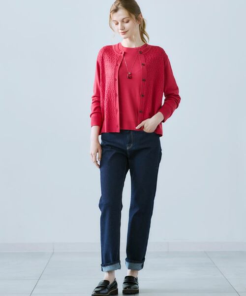 CORDIER / コルディア デニムパンツ | 【S～2Lサイズ】ハイパワーストレッチ ストレートデニム | 詳細29