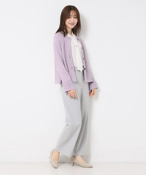 CORDIER / コルディア パンツ | 【S～4Lサイズ／ストレッチ】リッチスマートTR ワイドシルエットパンツ | 詳細11