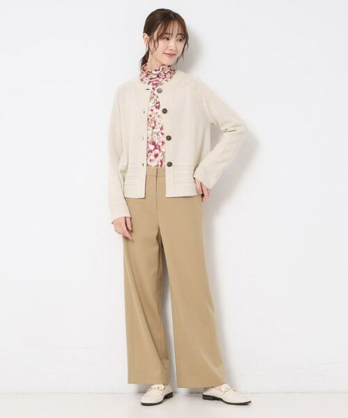 CORDIER / コルディア パンツ | 【S～4Lサイズ／ストレッチ】リッチスマートTR ワイドシルエットパンツ | 詳細18