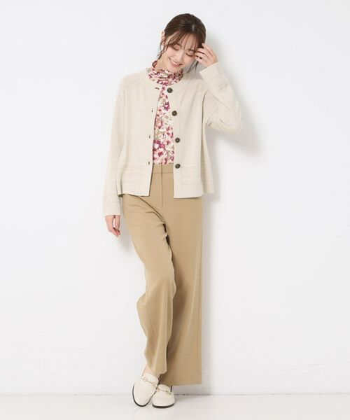 CORDIER / コルディア パンツ | 【S～4Lサイズ／ストレッチ】リッチスマートTR ワイドシルエットパンツ | 詳細19