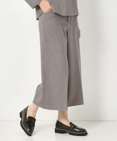 CORDIER / コルディア ショート・ハーフ・半端丈パンツ | 【M～4Lサイズ／セットアップ可／ストレッチ】ツイード調ガウチョパンツ | 詳細15