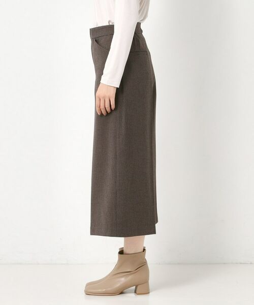CORDIER / コルディア ショート・ハーフ・半端丈パンツ | 【M～4Lサイズ／セットアップ可／ストレッチ】ツイード調ガウチョパンツ | 詳細2