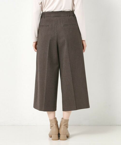 CORDIER / コルディア ショート・ハーフ・半端丈パンツ | 【M～4Lサイズ／セットアップ可／ストレッチ】ツイード調ガウチョパンツ | 詳細3