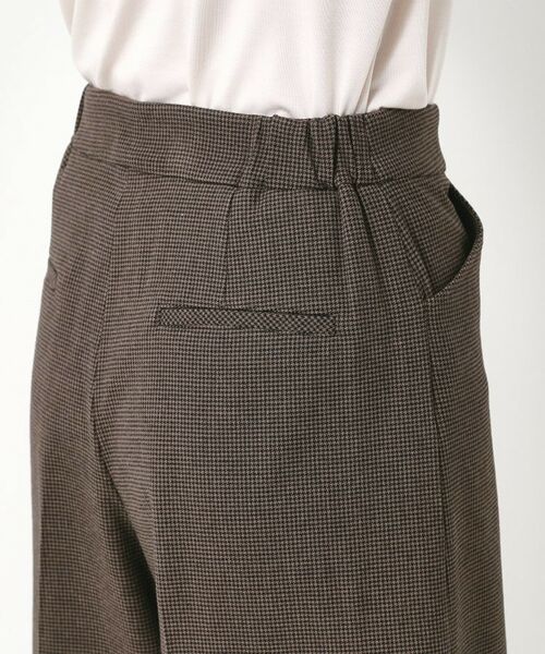 CORDIER / コルディア ショート・ハーフ・半端丈パンツ | 【M～4Lサイズ／セットアップ可／ストレッチ】ツイード調ガウチョパンツ | 詳細5
