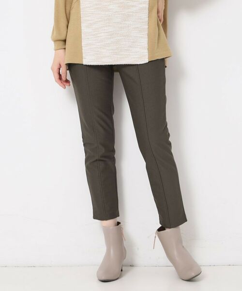 CORDIER/コルディア 【S～4Lサイズ／ストレッチ】スマートウォーム レギンスパンツ ブラウン(043) 38(S)