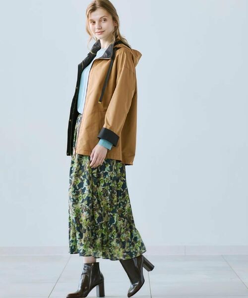 CORDIER / コルディア ロング・マキシ丈スカート | 【S～3Lサイズ／セットアップ】レーヌプリントスカート | 詳細15
