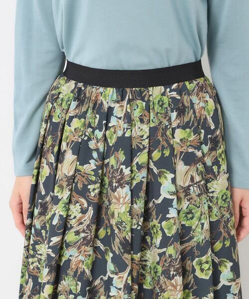 CORDIER / コルディア ロング・マキシ丈スカート | 【S～3Lサイズ／セットアップ】レーヌプリントスカート | 詳細4