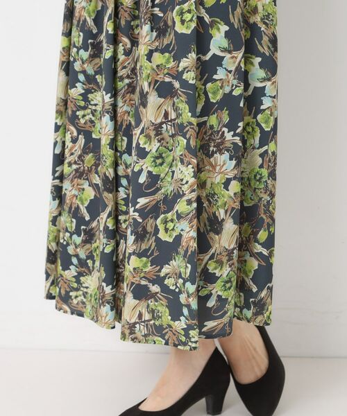 CORDIER / コルディア ロング・マキシ丈スカート | 【S～3Lサイズ／セットアップ】レーヌプリントスカート | 詳細5