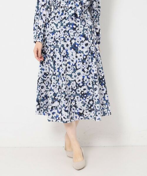 CORDIER / コルディア スカート | 【S~3Lサイズ/セットアップ】ソニアフラワープリント セミフレアスカート | 詳細16