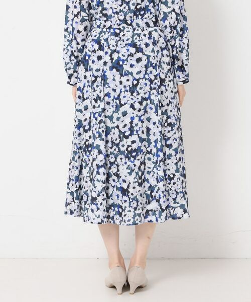 CORDIER / コルディア スカート | 【S~3Lサイズ/セットアップ】ソニアフラワープリント セミフレアスカート | 詳細3