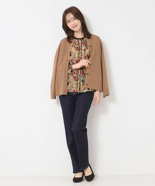 CORDIER / コルディア シャツ・ブラウス | 【M～3Lサイズ／セットアップ】レーヌプリントブラウス | 詳細12