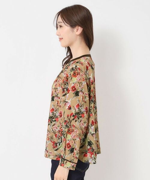 CORDIER / コルディア シャツ・ブラウス | 【M～3Lサイズ／セットアップ】レーヌプリントブラウス | 詳細2