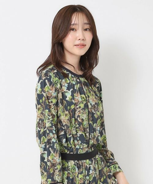 CORDIER / コルディア シャツ・ブラウス | 【M～3Lサイズ／セットアップ】レーヌプリントブラウス | 詳細7