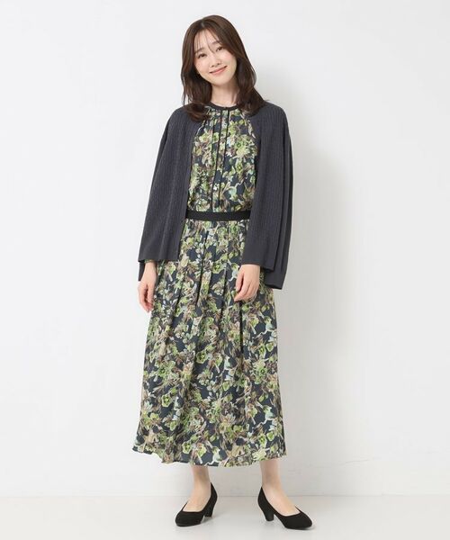 CORDIER / コルディア シャツ・ブラウス | 【M～3Lサイズ／セットアップ】レーヌプリントブラウス | 詳細9