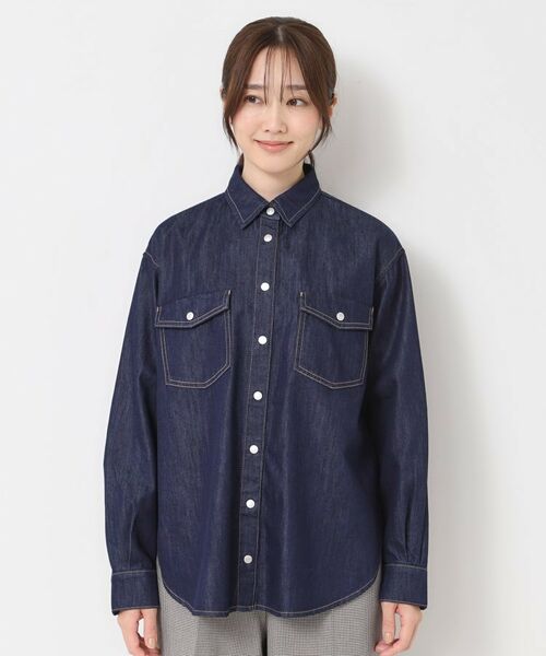 CORDIER / コルディア シャツ・ブラウス | 大人のカジュアルを格上げ ライトデニムシャツ | 詳細1