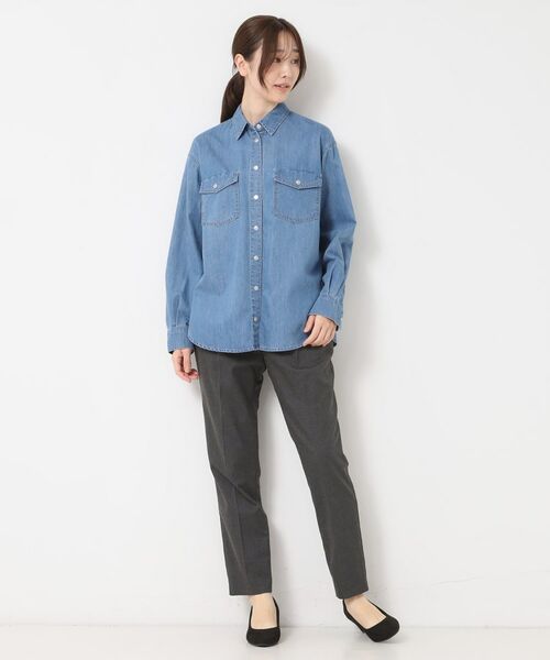 CORDIER / コルディア シャツ・ブラウス | 大人のカジュアルを格上げ ライトデニムシャツ | 詳細10