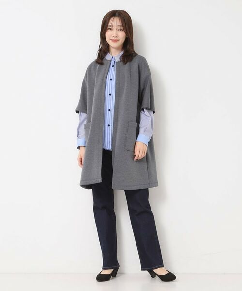 CORDIER / コルディア シャツ・ブラウス | 【M～3Lサイズ】ブレンドストライプ オーバーシャツ | 詳細23