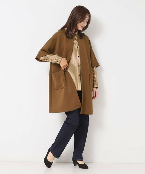 CORDIER / コルディア シャツ・ブラウス | 【M～3Lサイズ】ブレンドストライプ オーバーシャツ | 詳細9