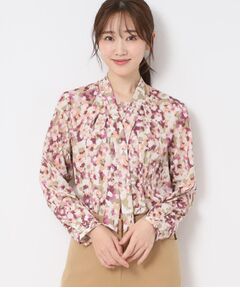 CORDIER / コルディア シャツ・ブラウス | 【M～3Lサイズ／セットアップ】ソニアフラワープリントブラウス