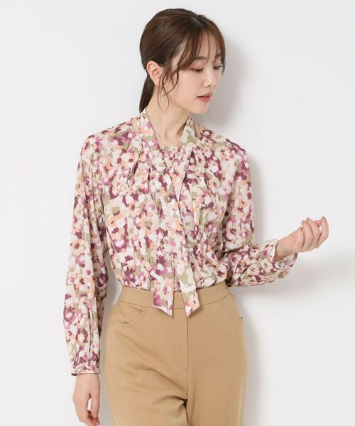 CORDIER / コルディア シャツ・ブラウス | 【M～3Lサイズ／セットアップ】ソニアフラワープリントブラウス | 詳細18