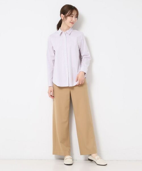 CORDIER / コルディア シャツ・ブラウス | 【M~4Lサイズ】ストレッチブロード美シルエットシャツ | 詳細13