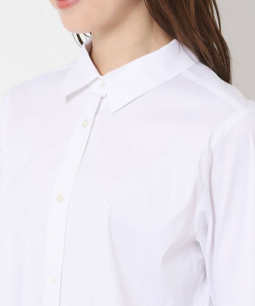 CORDIER / コルディア シャツ・ブラウス | 【M~4Lサイズ】ストレッチブロード美シルエットシャツ | 詳細4