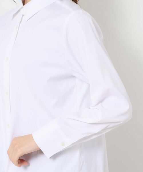 CORDIER / コルディア シャツ・ブラウス | 【M~4Lサイズ】ストレッチブロード美シルエットシャツ | 詳細5