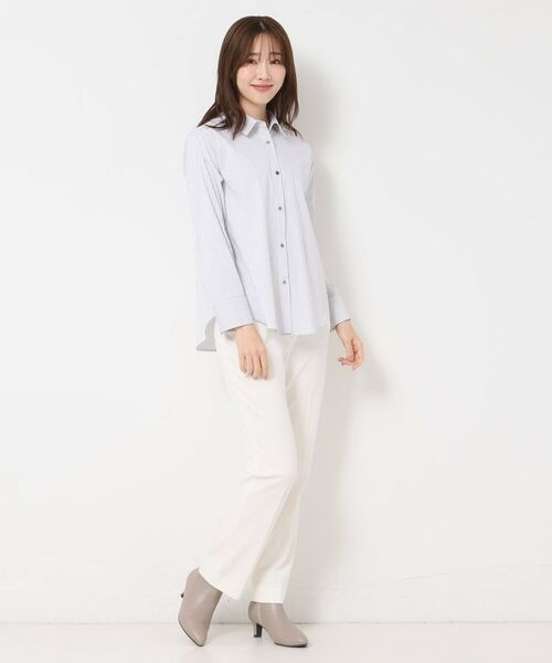 CORDIER / コルディア シャツ・ブラウス | 【M~4Lサイズ】ストレッチブロード美シルエットシャツ | 詳細8