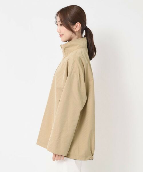 CORDIER / コルディア レザーブルゾン・ジャケット | 【リバーシブル／フード取り外し可／M～3Lサイズ】タフタ＆ジャカードバイカラーコート | 詳細12