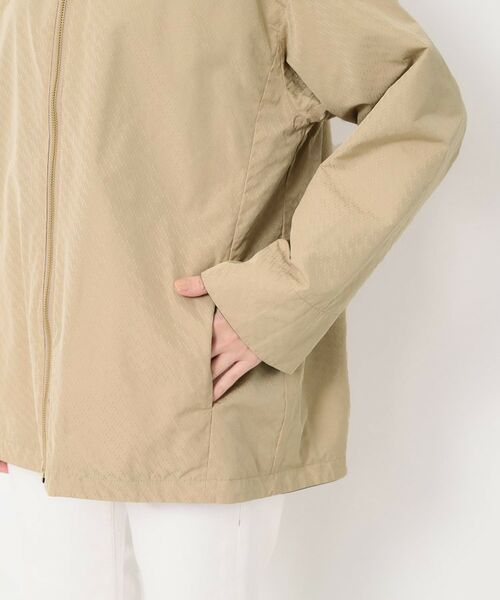 CORDIER / コルディア レザーブルゾン・ジャケット | 【リバーシブル／フード取り外し可／M～3Lサイズ】タフタ＆ジャカードバイカラーコート | 詳細16