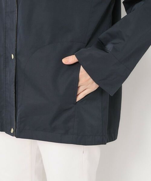 CORDIER / コルディア レザーブルゾン・ジャケット | 【リバーシブル／フード取り外し可／M～3Lサイズ】タフタ＆ジャカードバイカラーコート | 詳細6