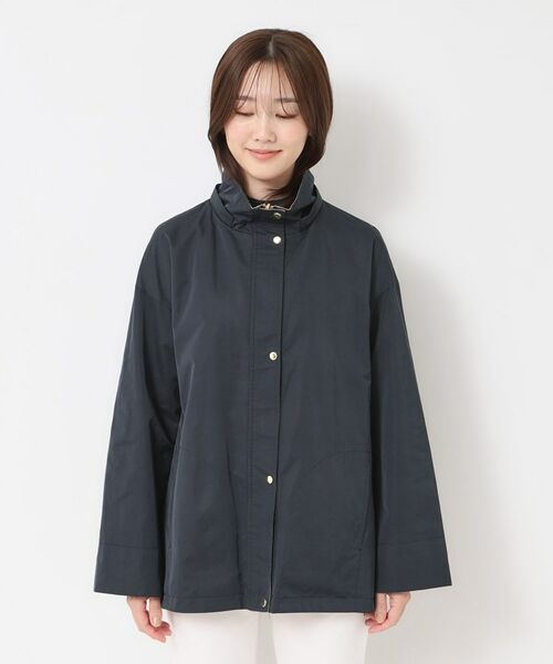 CORDIER / コルディア レザーブルゾン・ジャケット | 【リバーシブル／フード取り外し可／M～3Lサイズ】タフタ＆ジャカードバイカラーコート | 詳細9