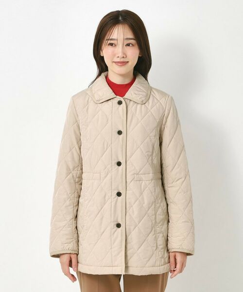 CORDIER / コルディア ステンカラーコート | 【M～4Lサイズ】ダイヤキルティングライトコート | 詳細1