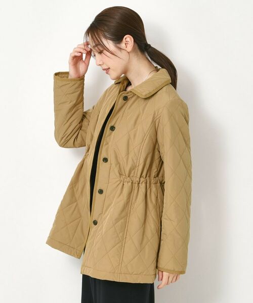 CORDIER / コルディア ステンカラーコート | 【M～4Lサイズ】ダイヤキルティングライトコート | 詳細10