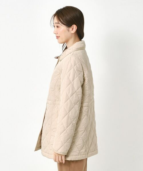 CORDIER / コルディア ステンカラーコート | 【M～4Lサイズ】ダイヤキルティングライトコート | 詳細2